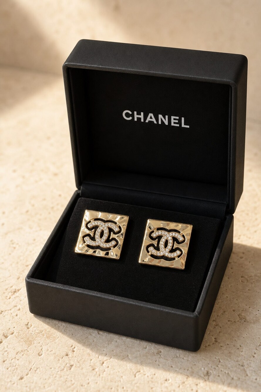 CHANEL Classic Parisian Earrings Style 17 | New with Box - Picture 7 of 9